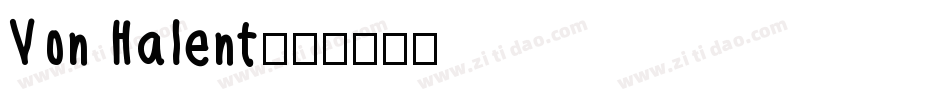 Von Halent字体转换